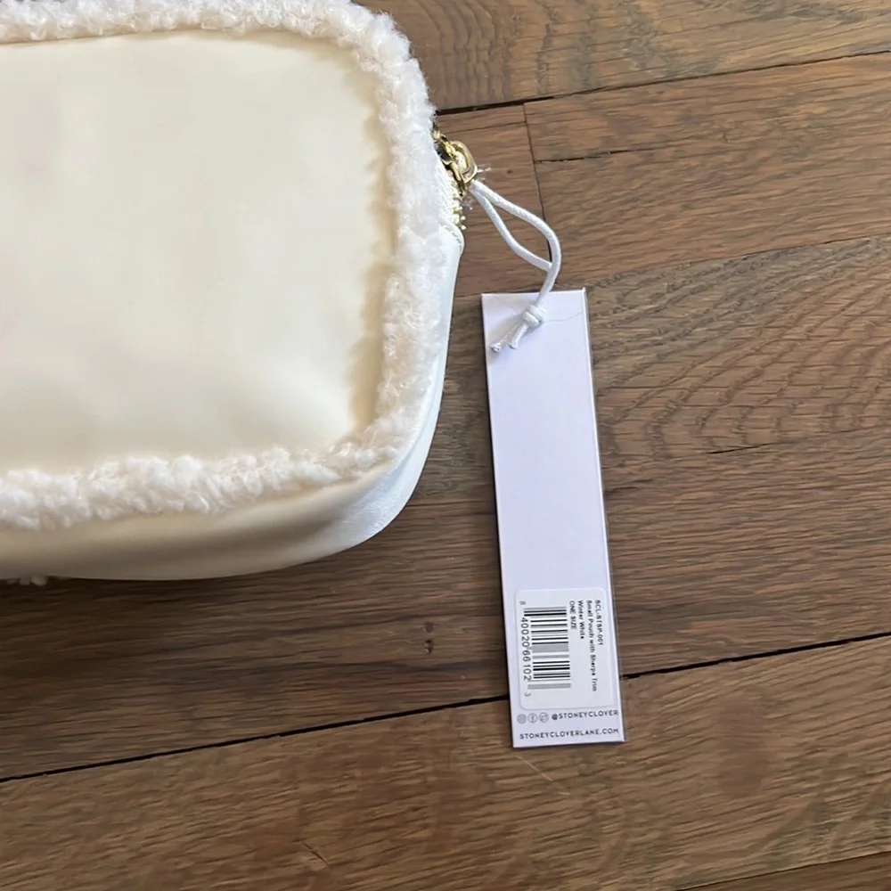 NWT 100% Authentic Stoney Clover Ln Small Pouch with Sherpa Trim - Picture 2 of 6